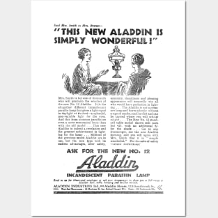 Aladdin Industries Ltd. - No. 12 Incandescent Paraffin Lamp - 1929 Vintage Advert Posters and Art